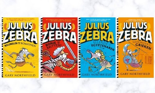 #277. Alweer een geweldige serie!!: Julius Zebra – Rollebollen bij de Romeinen + nog 3 titels